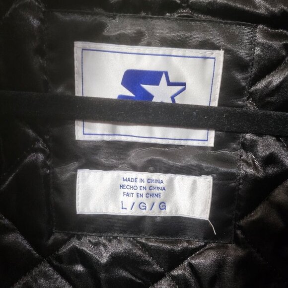 LA Dodgers Black Varsity Jacket L - Picture 9 of 11
